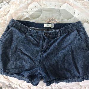 Women’s size 10 blue shorts barely worn!